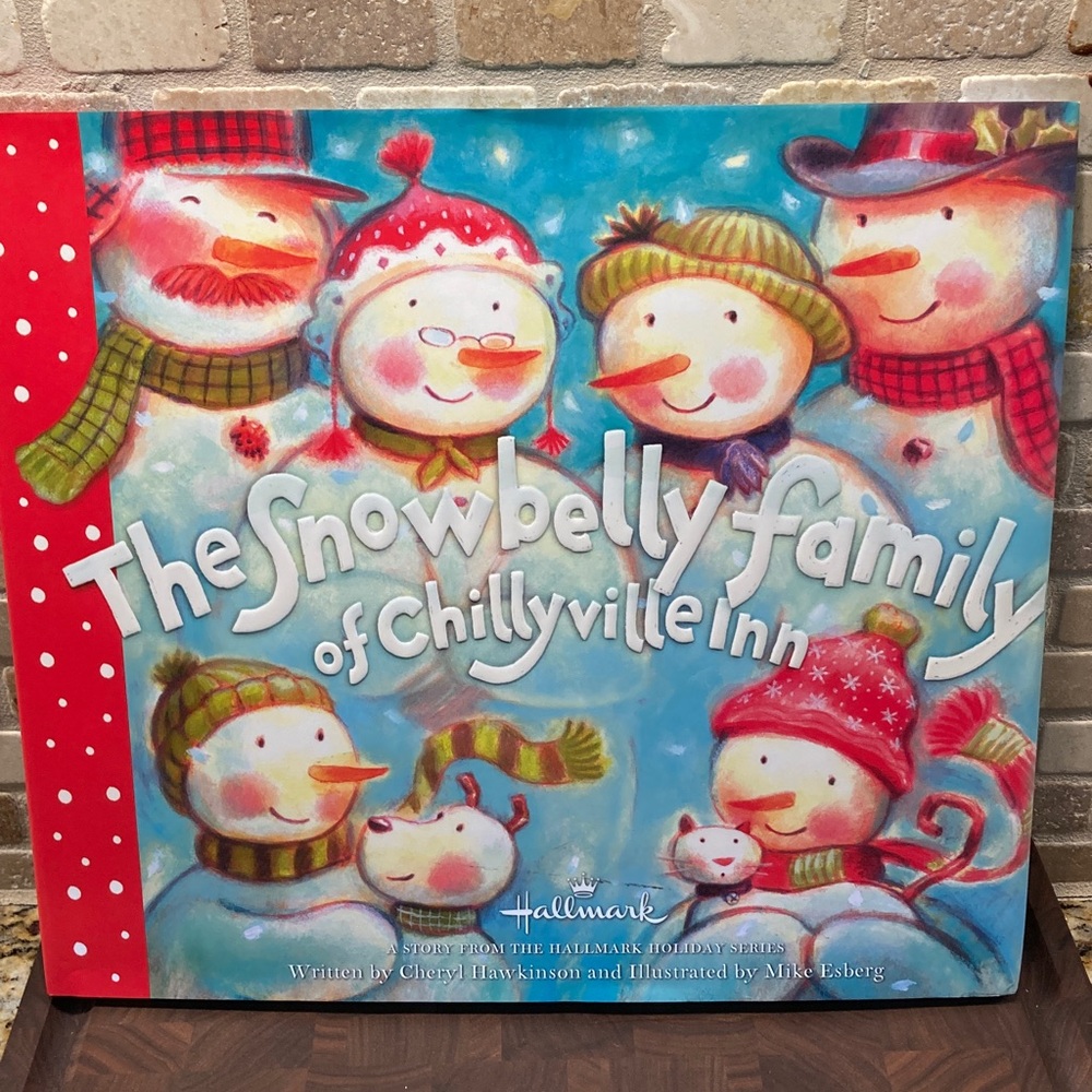 Hallmark Snowbelly Family Holiday Book - Red, Green, Blue